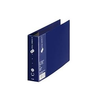 （まとめ）プラス 2リングファイルFC-151RF B6E 35mmネイビー【×10セット】