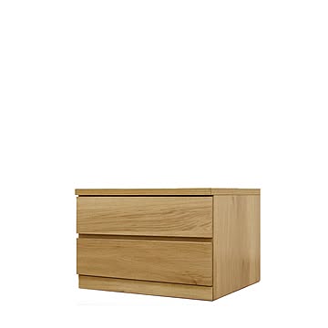 丸田木工 フィット 幅60 2段 奥行55 チェスト 完成品 日本製 大川家具