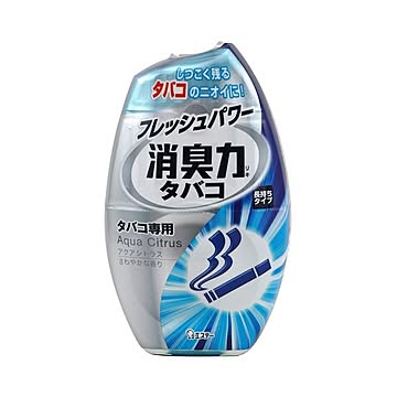 （まとめ） エステー お部屋の消臭力 タバコ用 アクアシトラスさわやかな香り 400ml 1セット（3個） 【×5セット】