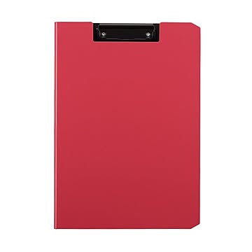 （まとめ）TANOSEE クリップファイルA4タテ ピンク 1枚 【×10セット】