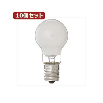 YAZAWA 10個セット 長寿命省エネクリプトン球 P351736FLX10