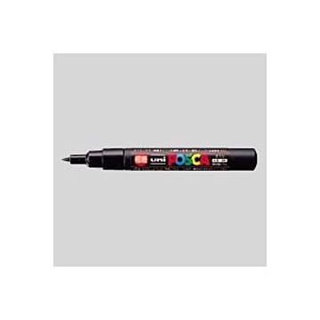 （まとめ） 三菱鉛筆 ユニ ポスカ 極細（0.7mm） PC-1M.24 黒 1本入 【×10セット】