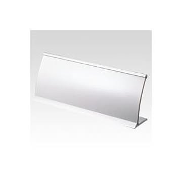 （まとめ） R型カード立 CR-KD21-SL シルバー 1個入 【×2セット】