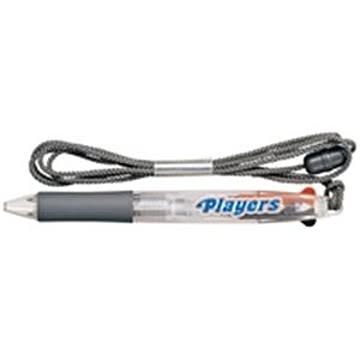 (業務用100セット) 三菱鉛筆 ストラップ付2色ボールペン SE382.T 透明