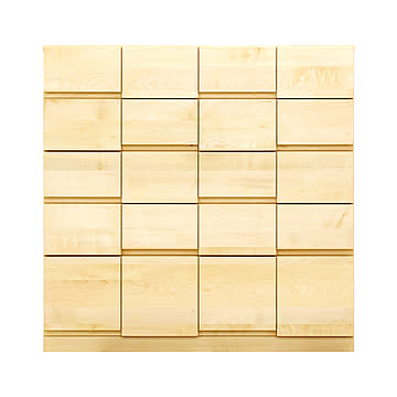 丸田木工 ココ 幅102 5段 奥行44 チェスト 完成品 日本製 大川家具