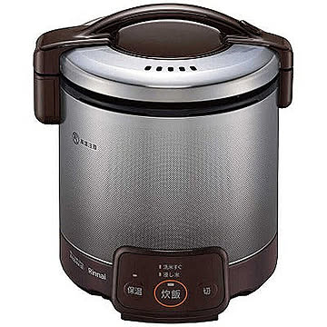 リンナイ こがまる ガス炊飯器 5合炊き RR-050VQ ダークブラウン