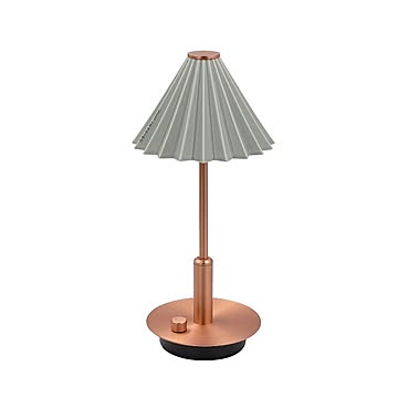ORIGAMI LAMPポータブル コッパー マットグレー  テーブルランプ おしゃれ 充電式 LED 北欧 コッパー レトロ テーブルライト かわいい 卓上ラ