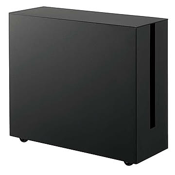 キャスター付きケーブル収納ラック tower ブラック