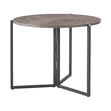 テーブル ラウンドテーブル 折りたたみ 60 90 丸テーブル ダイニングテーブル 丸 食卓テーブル ダイニング 円形 石目調 GDT-10-11