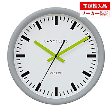 イギリス ロジャーラッセル 掛け時計 [TS/SYNC/GREY/LIME] ROGER LASCELLES デザイナークロック ライム 正規輸入品