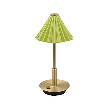 ORIGAMI LAMPポータブル ブラス グリーン  テーブルランプ おしゃれ 充電式 LED 北欧 ブラス レトロ テーブルライト かわいい 卓上ライト O