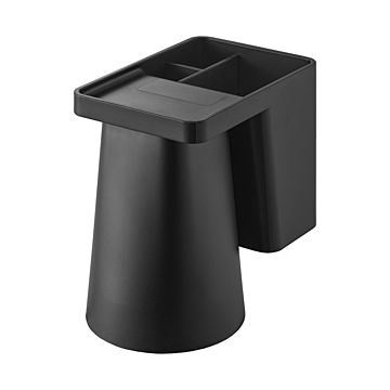 tower タワー(山崎実業) フィルムフック１人用歯ブラシホルダー＆マグネットタンブラー 1295 1296 壁収納 浮かせて収納 ガラス面 タイル 歯磨き 洗面台 風呂収納