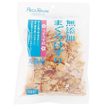 〔まとめ〕 ペットフード 無添加 まぐろけずり うすうす花 20g 20セット ドッグフード キャットフード ペット用品【代引不可】
