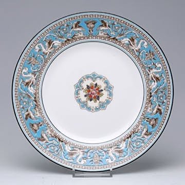 ウェッジウッド　フロレンティーンターコイズ　プレート20cm　Wedgwood　イギリス　洋食器　ブランド