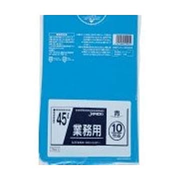 業務用45L 10枚入025LLD+メタロセン青 TM41 （60袋×5ケース）300袋セット 38-284