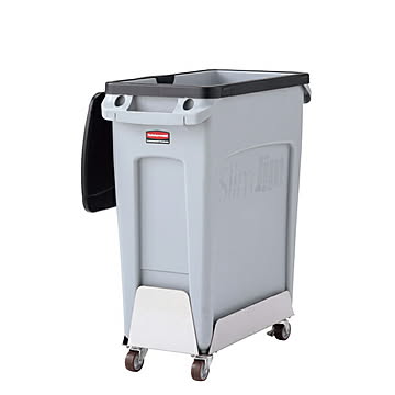 スリムジムコンテナ ドーリー フタ 3点セット 60.6L RM1971258GY3S 幅342x奥行560x高さ722mm ラバーメイド