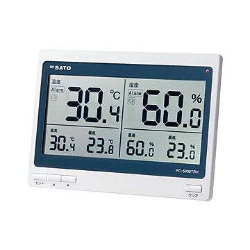 佐藤計量器 デジタル温湿度計 PC-5400TRH 1個