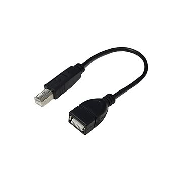 (まとめ)変換名人 USBケーブル20 A(メス) to B(オス) USBAB/BA20×10セット