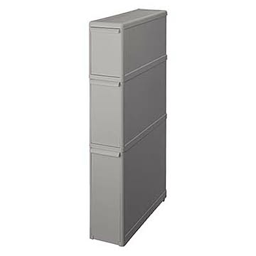 like-it ライクイット スリムストレージシリーズ ファイントールストッカー FTS-111L (幅14cm) 収納 引き出し 隙間収納 スリム 省スペース シンプル