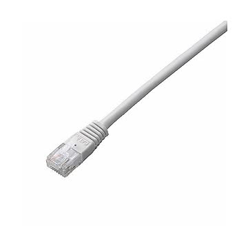 (まとめ)エレコム Cat5e準拠LANケーブル LD-CTN/WH5×10セット