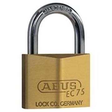 （まとめ）ABUS 南京錠 50mm EC75-50×2セット