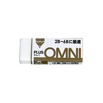 （まとめ）プラス 消ゴムオムニ 2B-6B ER060MD×100セット