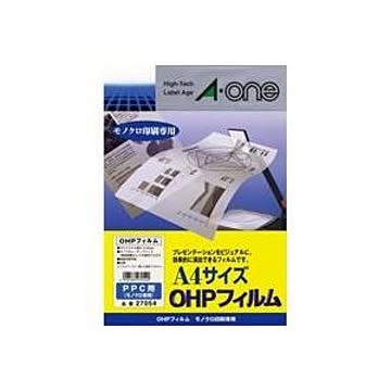 (業務用3セット)エーワン OHPフィルム 【A4 20枚】 コピー用/モノクロ専用 27054