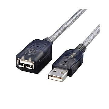 まとめエレコムマグネットUSB1.1延長ケーブル Aオス-Aメス グラファイト 1.0m USB-EAM1GT 1本×5セット