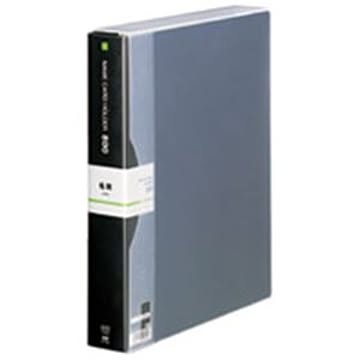 （まとめ）テージー 名刺ホルダー NC-802-01 A4S 800名 黒×2セット