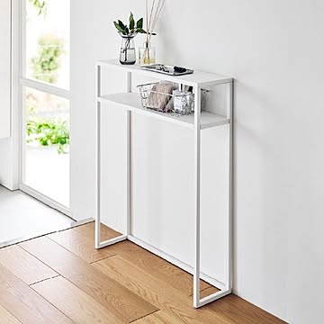 山崎実業 棚付きコンソールテーブル タワー tower 