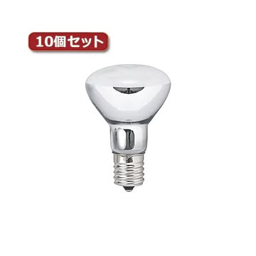 （まとめ）YAZAWA ミニレフ球 R45 E17 30W10個セット R451730X10【×2セット】