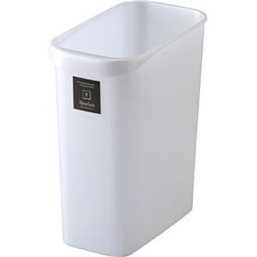 フレクション 24個セット ゴミ箱 メタリックホワイト 12L 角形 幅172mm