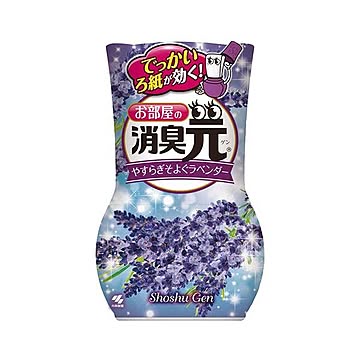 （まとめ）小林製薬 お部屋の消臭元やすらぎそよぐラベンダー 400ml 1セット（3個）【×5セット】