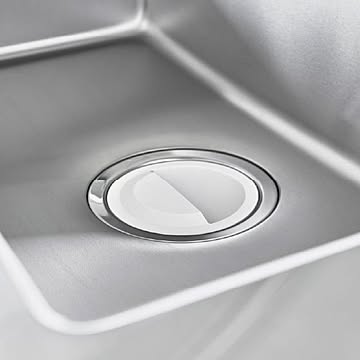 山崎実業 水切りネットホルダー付き排水口カバー タワー tower