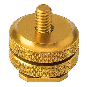 エツミ 1/4"シューアダプター ダブル ゴールド VE-6945 管理No. 4975981846960