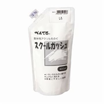 （まとめ）ぺんてる スクールガッシュ WXGT29 しろ×5セット