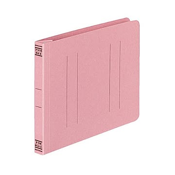 (まとめ) コクヨ フラットファイルV(樹脂製とじ具) B6ヨコ 150枚収容 背幅18mm ピンク フ-V18P 1パック(10冊)  【×10セット】
