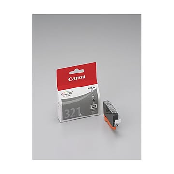 （まとめ） キヤノン Canon インクジェットカートリッジ BCI-321GY グレー 1個入 【×2セット】