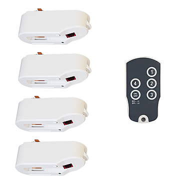 赤外線ダクトレール用変換プラグ リモコン 4個セット JZ003-4 光ノ屋照明