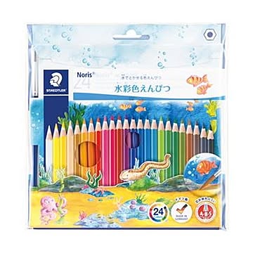 （まとめ）ステッドラー ノリスクラブ 水彩色鉛筆24色セット 14410NC24P 1パック【×10セット】