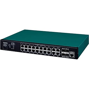 パナソニックLSネットワークス 20ポート PoE給電スイッチングハブ FA-ML16TCPoE+ PN231692