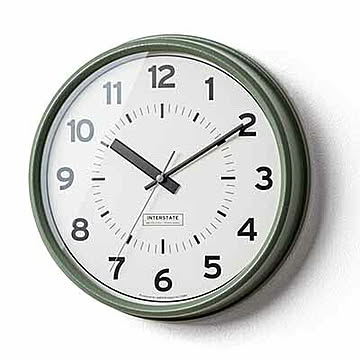 EL COMMUN エルコミューン TRAFFIC wall clock トラフィック シリーズ ウォールクロック AMP-C061 AMP-C0612 AMP-C063 スイープムーブメント 掛時計