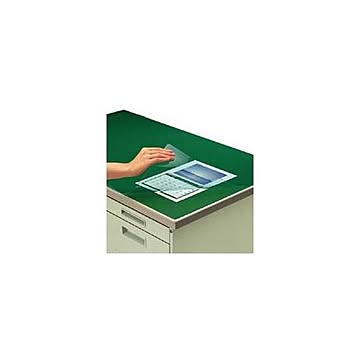 まとめコクヨ デスクマット軟質非転写ダブル下敷付 1587×687mm グリーン マ-467NG 1枚×3セット