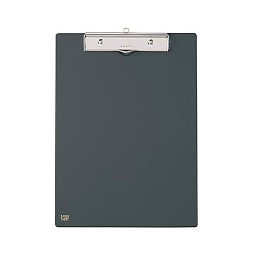 (まとめ) ライオン事務器 PETカラー用箋挟A4タテ ダークグレー No.220K 1枚 【×30セット】
