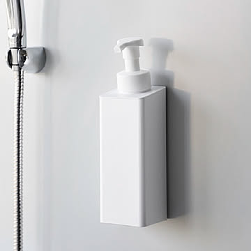 山崎実業 たっぷり洗剤が出るマグネットディスペンサー タワー 泡タイプ tower