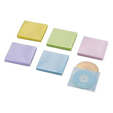 エレコム Blu-ray・CD・DVD対応不織布ケース スタンダード CCD-NWB120ASO 管理No. 4953103489158