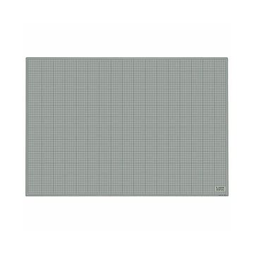 ライオン事務器 カッティングマット再生PVC製 両面使用 900×620×3mm 灰／黒 CM-9012 1枚