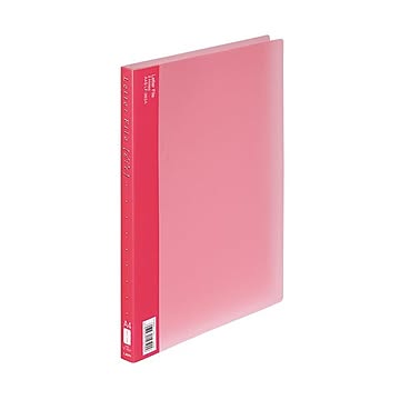 （まとめ）ライオン事務器PPレターファイル(エール) A4タテ 120枚収容 背幅18mm ピンク LF-363A-P 1冊 【×20セット】