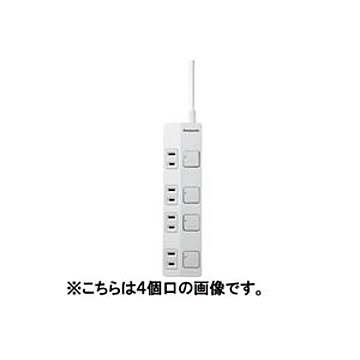 （まとめ）Panasonic パナソニック OAタップ WHS25339WP【×2セット】