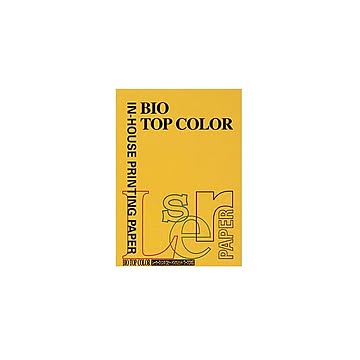 （まとめ） 伊東屋 バイオトップカラー A4判 100枚入 80g／m2 BT123 オールドゴールド 【×3セット】